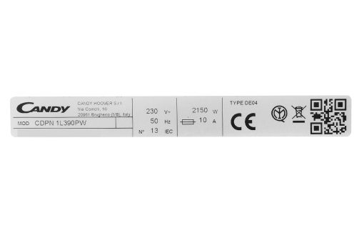 Candy Cdpn 1l390pw 12 Org