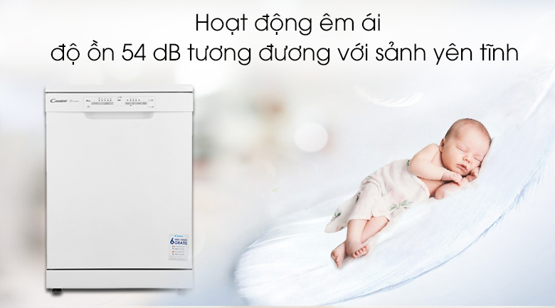 Máy rửa chén độc lập Candy CDPN 1L390PW Máy rửa chén độc lập Candy CDPN 1L390PW