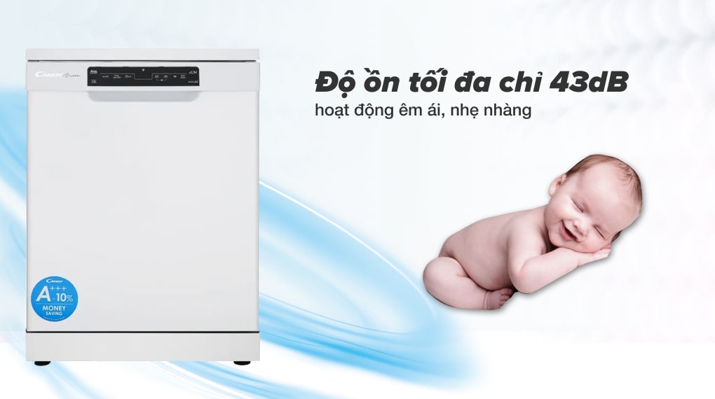 Máy rửa chén độc lập Candy CDPN 4D620PW/E Máy rửa chén độc lập Candy CDPN 4D620PW/E