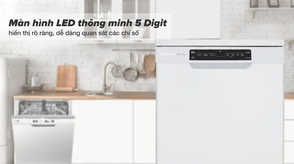 Máy rửa chén độc lập Candy CDPN 4D620PW/E Máy rửa chén độc lập Candy CDPN 4D620PW/E