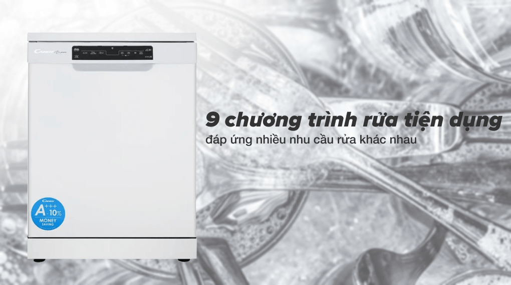 Máy rửa chén độc lập Candy CDPN 4D620PW/E Máy rửa chén độc lập Candy CDPN 4D620PW/E