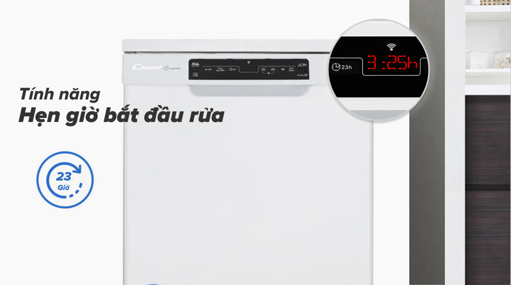 Máy rửa chén độc lập Candy CDPN 4D620PW/E Máy rửa chén độc lập Candy CDPN 4D620PW/E