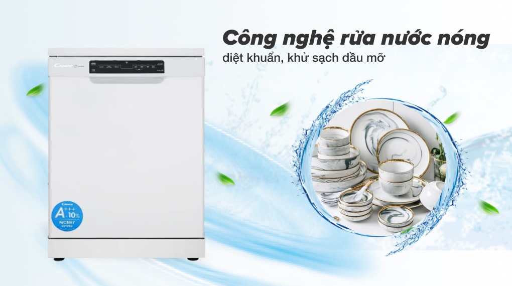 Máy rửa chén độc lập Candy CDPN 4D620PW/E Máy rửa chén độc lập Candy CDPN 4D620PW/E