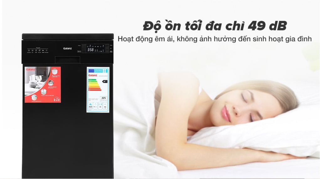 Máy rửa chén độc lập Galanz W45A3A401S-0E1(B) Máy rửa chén độc lập Galanz W45A3A401S-0E1(B)