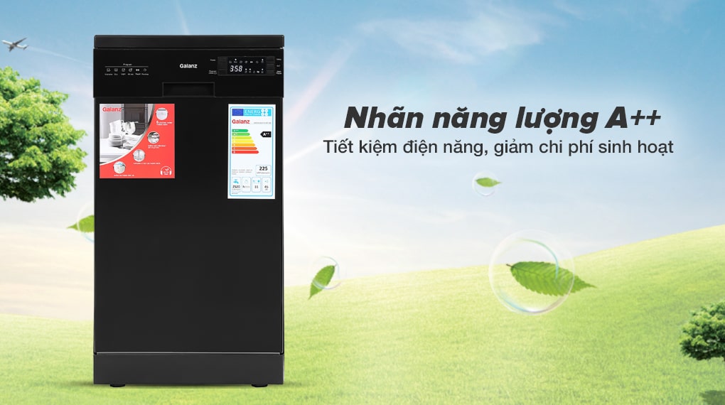 Máy rửa chén độc lập Galanz W45A3A401S-0E1(B) Máy rửa chén độc lập Galanz W45A3A401S-0E1(B)