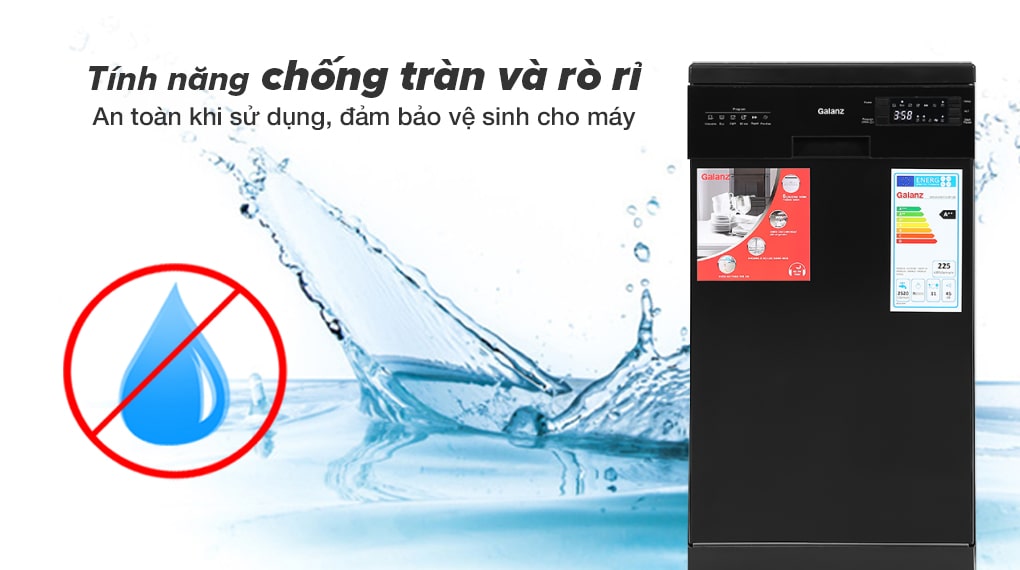 Máy rửa chén độc lập Galanz W45A3A401S-0E1(B) Máy rửa chén độc lập Galanz W45A3A401S-0E1(B)