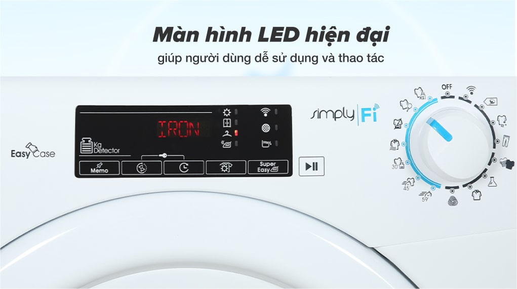 Máy sấy ngưng tụ Candy 8 Kg CSO C8TE-S Máy sấy ngưng tụ Candy 8 Kg CSO C8TE-S