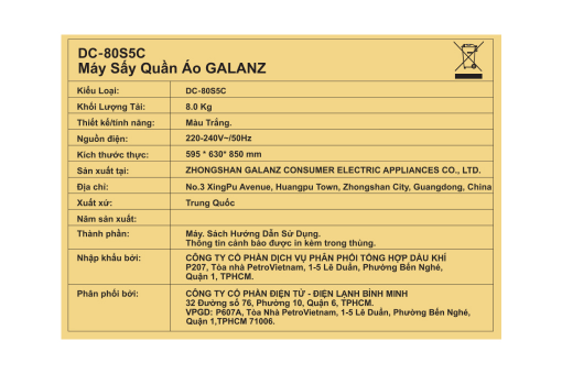 May Say Ngung Tu Galanz Dc 80s5c 4