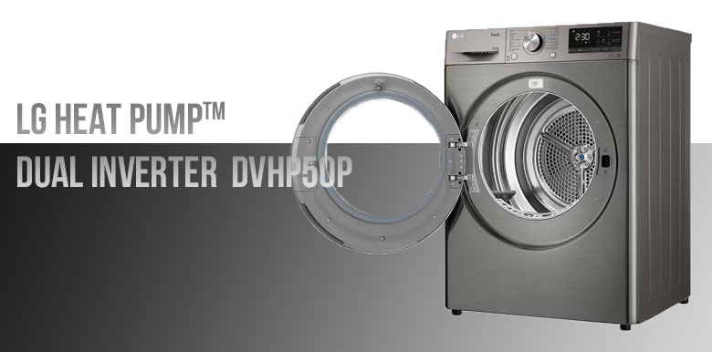 Máy sấy LG Heat Pump 10kg DVHP50P Máy sấy LG Heat Pump 10kg DVHP50P