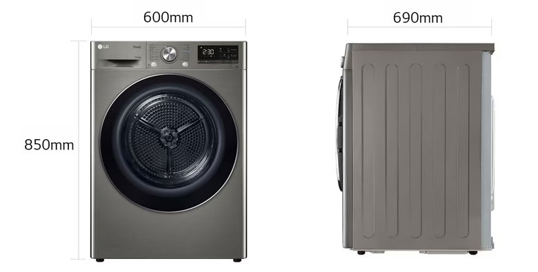 Máy sấy LG Heat Pump 10kg DVHP50P Máy sấy LG Heat Pump 10kg DVHP50P