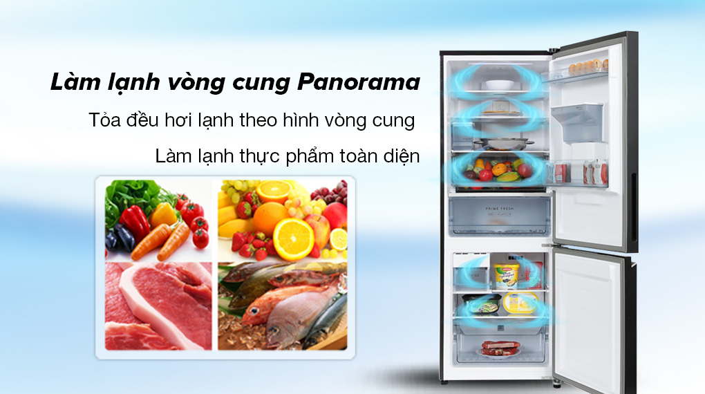 Tủ lạnh Panasonic Inverter 300 lít NR-BV331WGKV Tủ lạnh Panasonic Inverter 300 lít NR-BV331WGKV