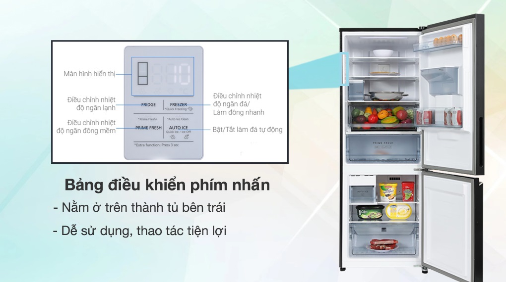 Tủ lạnh Panasonic Inverter 300 lít NR-BV331WGKV Tủ lạnh Panasonic Inverter 300 lít NR-BV331WGKV