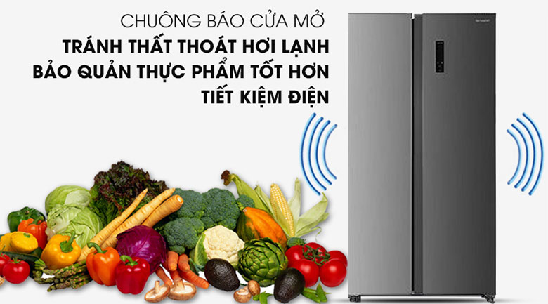 Tủ lạnh Sharp SJ-SBX440V-DS 442 lít Inverter Tủ lạnh Sharp SJ-SBX440V-DS 442 lít Inverter