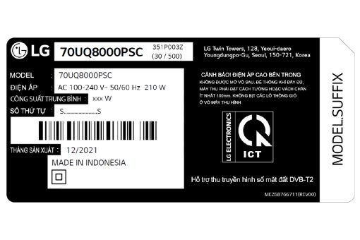 Smart Lg 4k 70 Inch 70uq8000psc 7