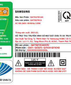 Smart Tivi Qled 4k 75 Inch Samsung Qa75q70c 6
