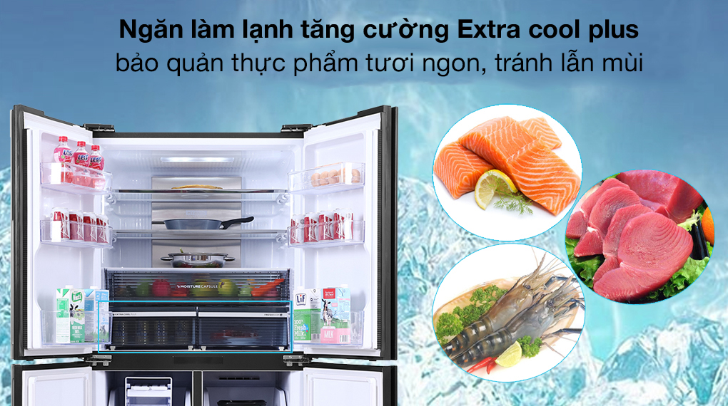 Tủ lạnh Sharp Inverter 525 lít SJ-FX600V-SL Tủ lạnh Sharp Inverter 525 lít SJ-FX600V-SL
