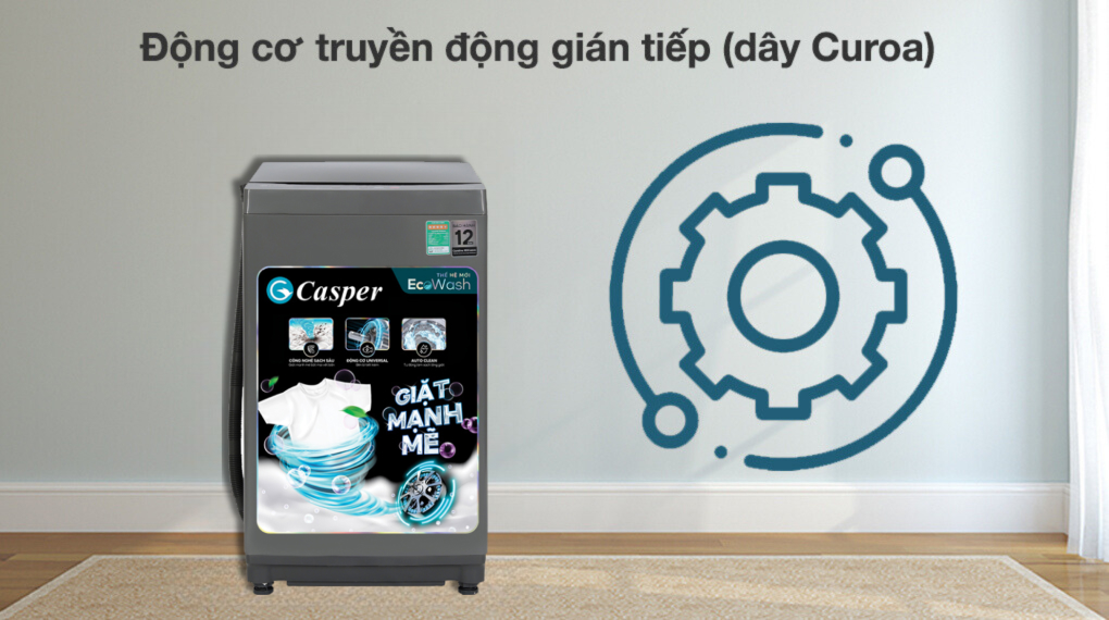 Máy giặt Casper 8.5 kg WT-85NG1 Máy giặt Casper 8.5 kg WT-85NG1