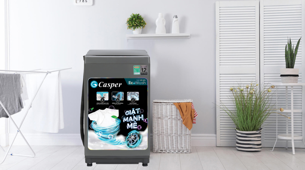 Máy giặt Casper 8.5 kg WT-85NG1 Máy giặt Casper 8.5 kg WT-85NG1
