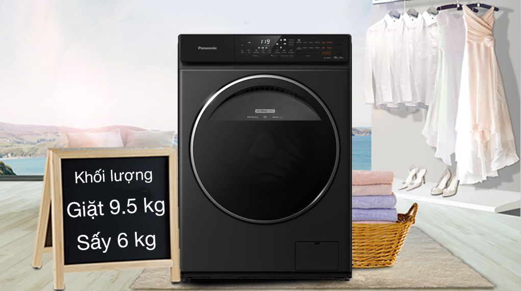 Máy giặt sấy Panasonic Inverter giặt 9.5 kg - sấy 6 kg NA-S956FR1BV Máy giặt sấy Panasonic Inverter giặt 9.5 kg - sấy 6 kg NA-S956FR1BV