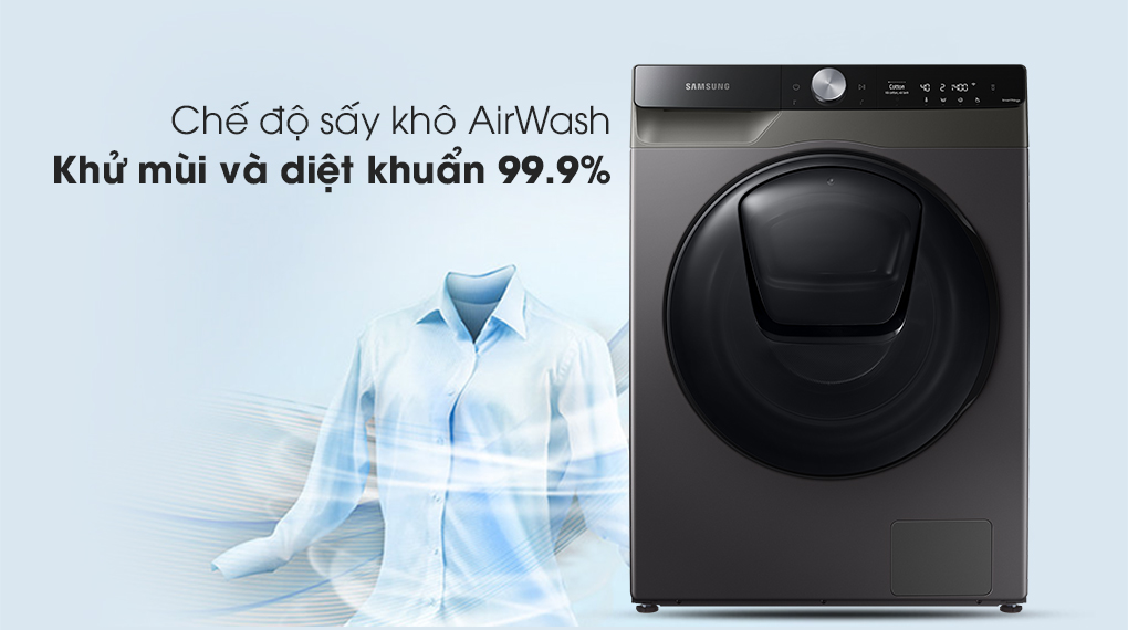 Máy giặt sấy Samsung Addwash Inverter 9.5 kg WD95T754DBX/SV Máy giặt sấy Samsung Addwash Inverter 9.5 kg WD95T754DBX/SV
