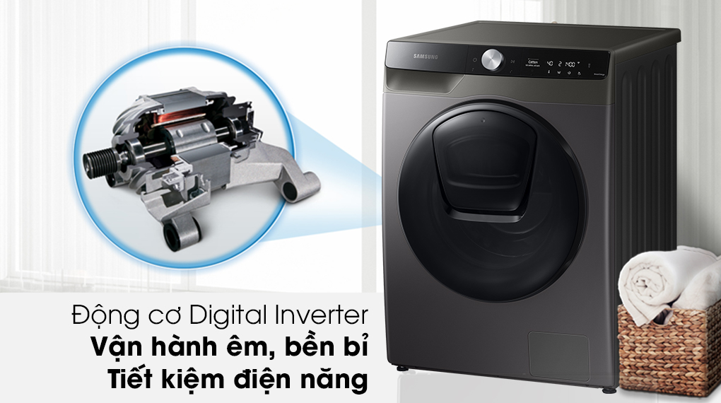 Máy giặt sấy Samsung Addwash Inverter 9.5 kg WD95T754DBX/SV Máy giặt sấy Samsung Addwash Inverter 9.5 kg WD95T754DBX/SV