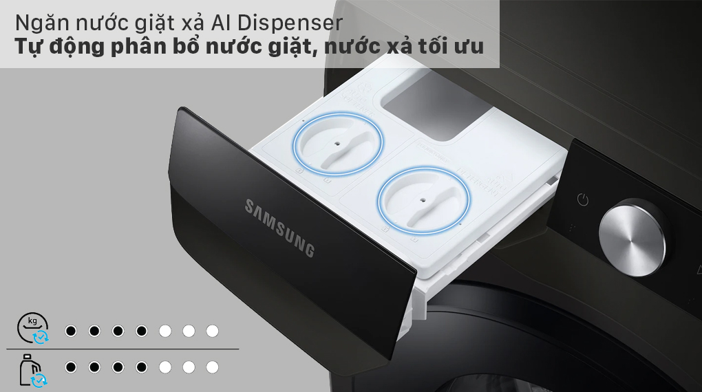 Máy giặt sấy Samsung Inverter giặt 21 kg - sấy 12 kg WD21T6500GV/SV Máy giặt sấy Samsung Inverter giặt 21 kg - sấy 12 kg WD21T6500GV/SV