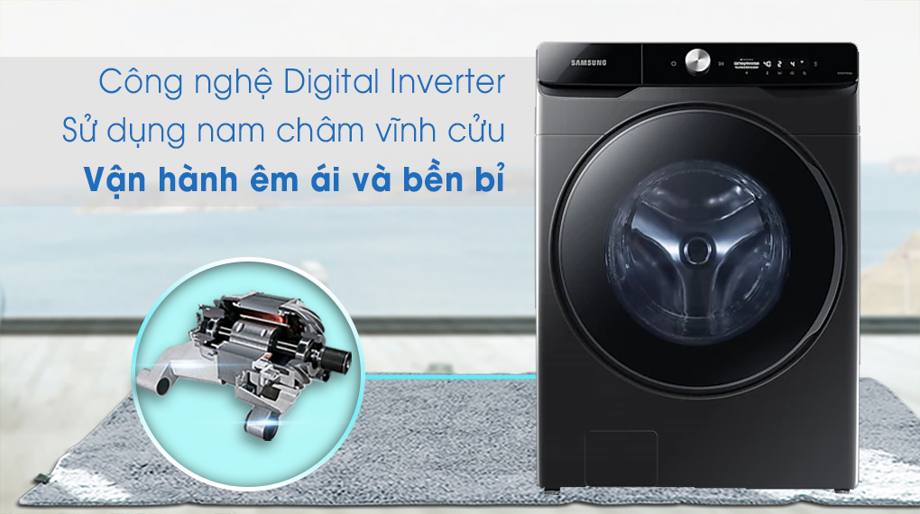 Máy giặt sấy Samsung Inverter giặt 21 kg - sấy 12 kg WD21T6500GV/SV Máy giặt sấy Samsung Inverter giặt 21 kg - sấy 12 kg WD21T6500GV/SV