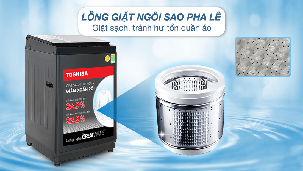 Máy giặt Toshiba Inverter 10 kg AW-DM1100JV(MK) Máy giặt Toshiba Inverter 10 kg AW-DM1100JV(MK)