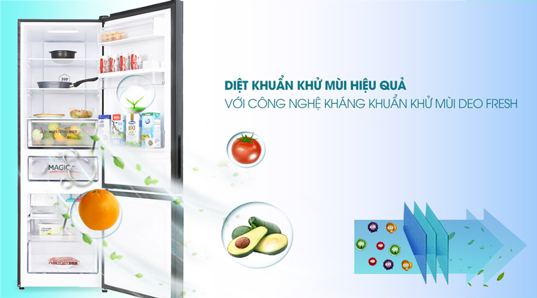 Tủ lạnh Aqua Inverter 320 lít AQR-B379MA(WGB) Tủ lạnh Aqua Inverter 320 lít AQR-B379MA(WGB)