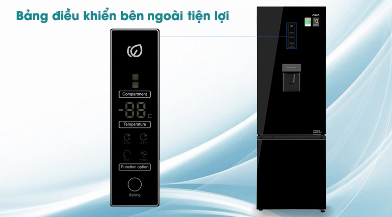 Tủ lạnh Aqua Inverter 320 lít AQR-B379MA(WGB) Tủ lạnh Aqua Inverter 320 lít AQR-B379MA(WGB)