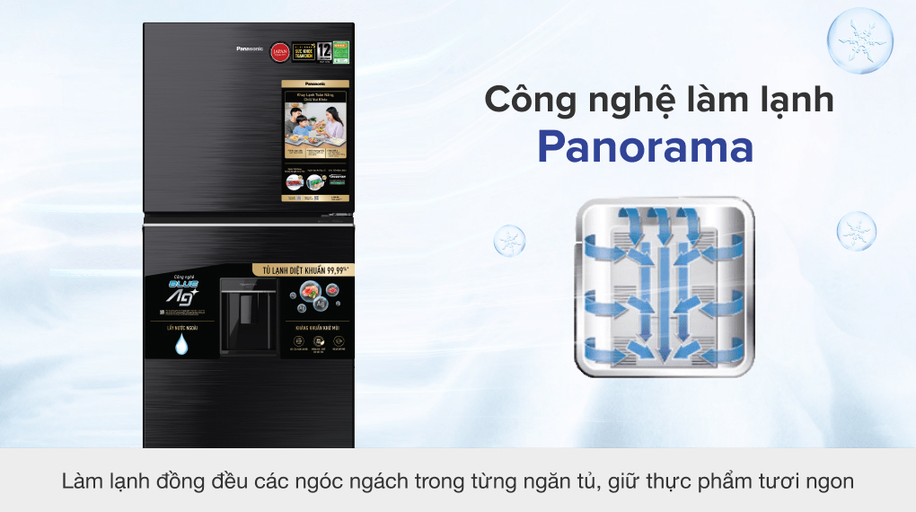 Tủ lạnh Panasonic Inverter 366 lít NR-TL381GVKV Tủ lạnh Panasonic Inverter 366 lít NR-TL381GVKV