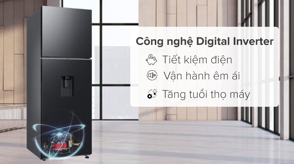 Tủ lạnh Samsung Inverter 345 lít RT35CG5544B1SV Tủ lạnh Samsung Inverter 345 lít RT35CG5544B1SV