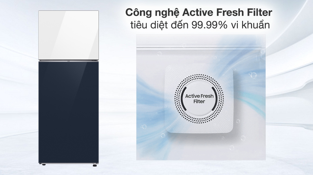 Tủ lạnh Samsung Inverter 460 lít Bespoke RT47CB66868ASV Tủ lạnh Samsung Inverter 460 lít Bespoke RT47CB66868ASV