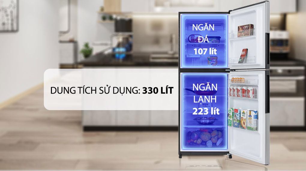 Tủ lạnh Sharp Inverter 330 lít SJ-XP352AE-SL Tủ lạnh Sharp Inverter 330 lít SJ-XP352AE-SL